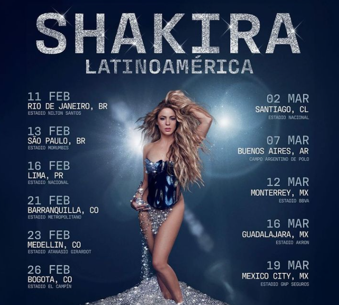 Shakira no Brasil: fãs se preparem