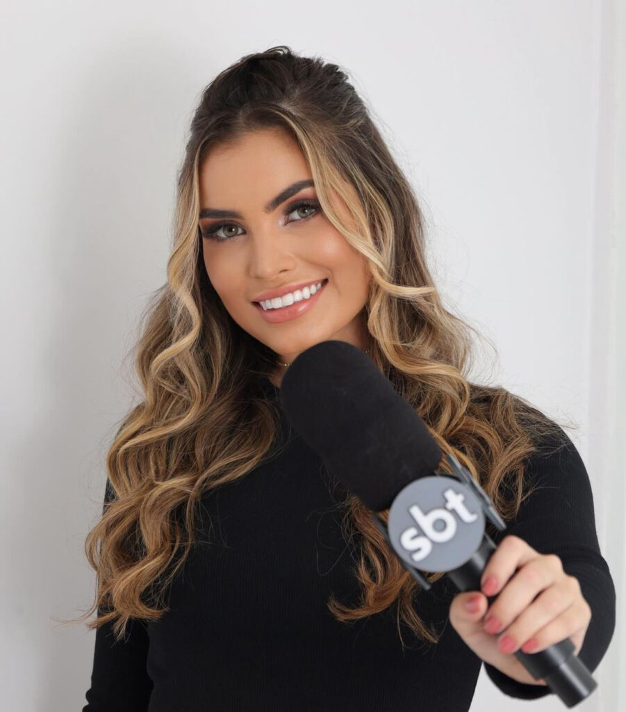 Modelo Luiza Malavazzi estreia como apresentadora no SBT