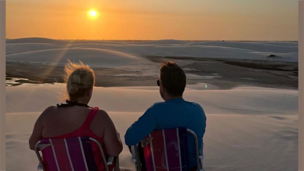 Empresário Murillo Conventi comemora aniversário da mãe em Lençóis Maranhenses