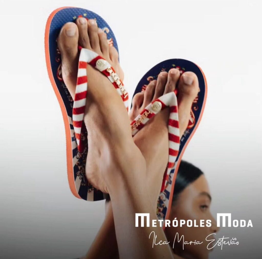 Havaianas e Dolce & Gabbana apresentam coleção de chinelos de luxo