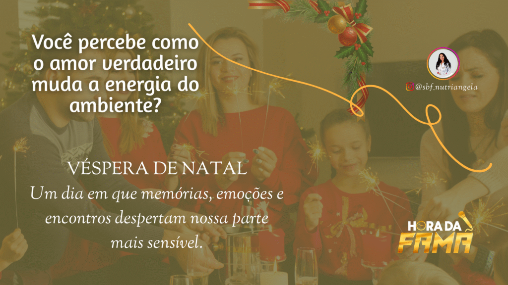 O amor que transforma a energia do Natal O amor que transforma a energia do Natal