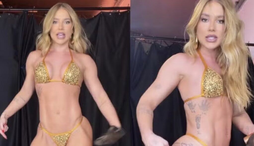 Virginia mostra diferença de bronzeamento entre as pernas já em clima de Carnaval; 